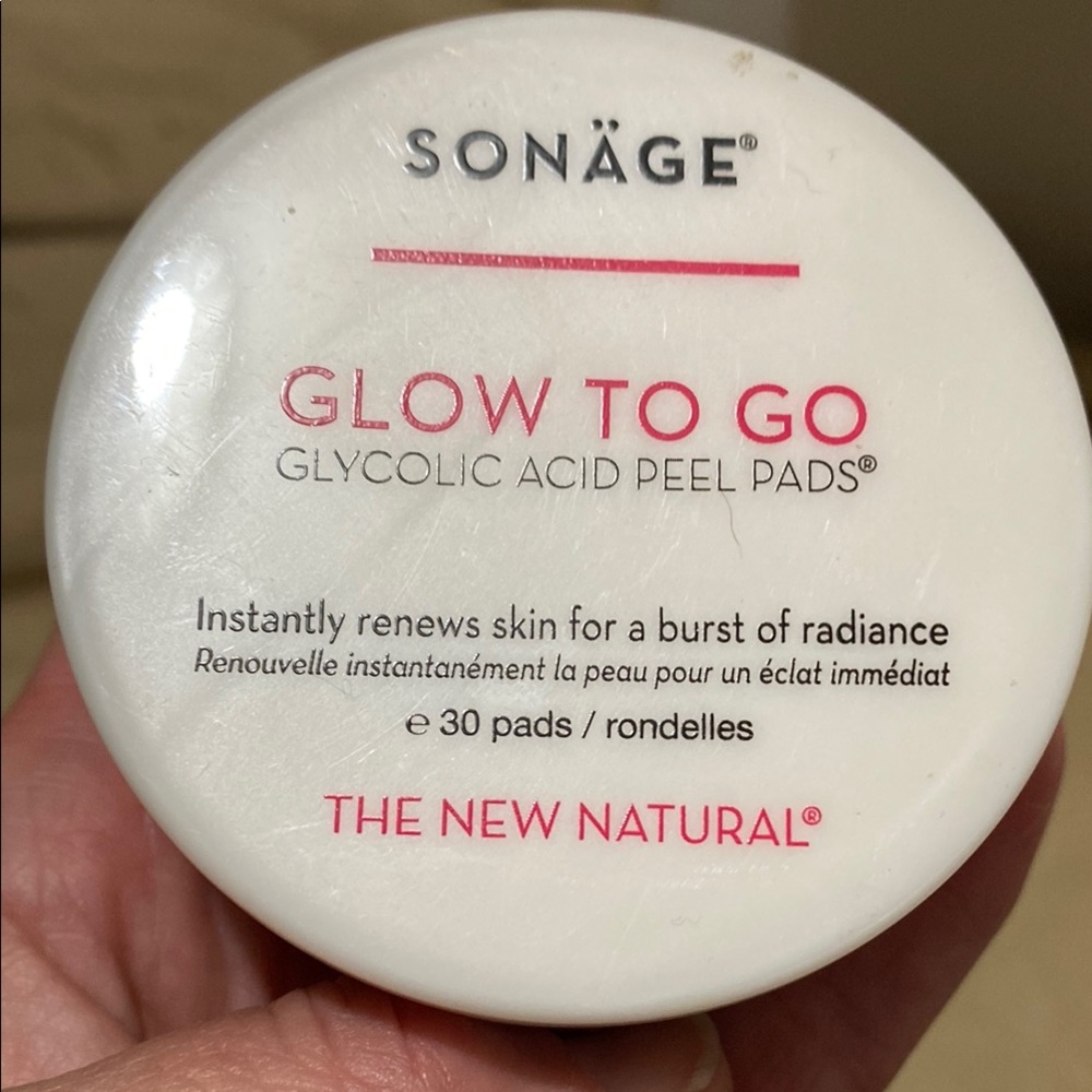 Sonäge Glow To Go Glycolic Acid Peel Pads